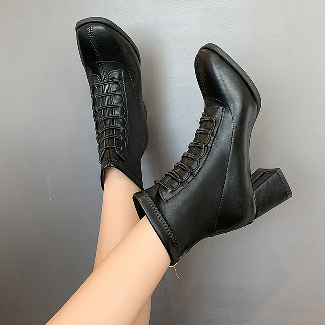 ショートブーツ 秋冬 レディース 韓国