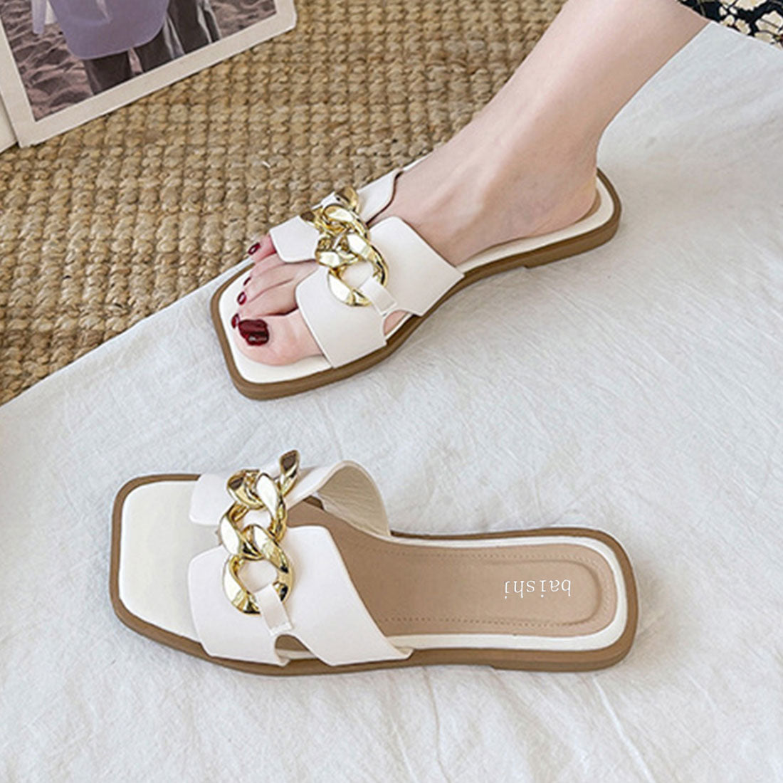 スリッパサンダル レディース 春夏