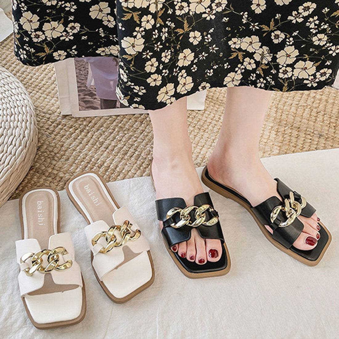 スリッパサンダル レディース 春夏