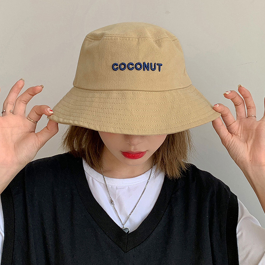 バケットハット レディース 韓国風 春夏