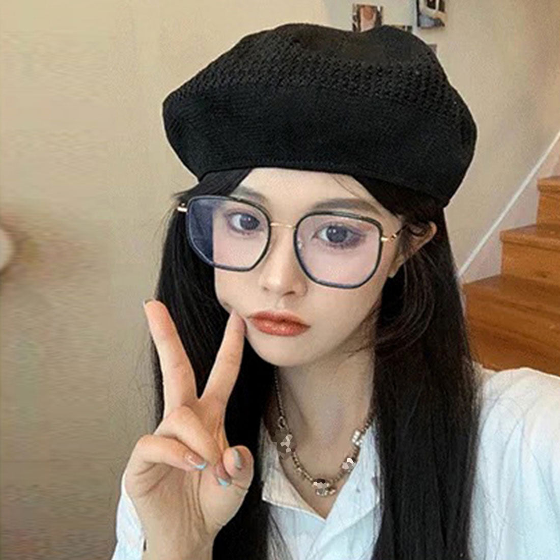 伊達メガネ ブルーライトカットPCメガネ