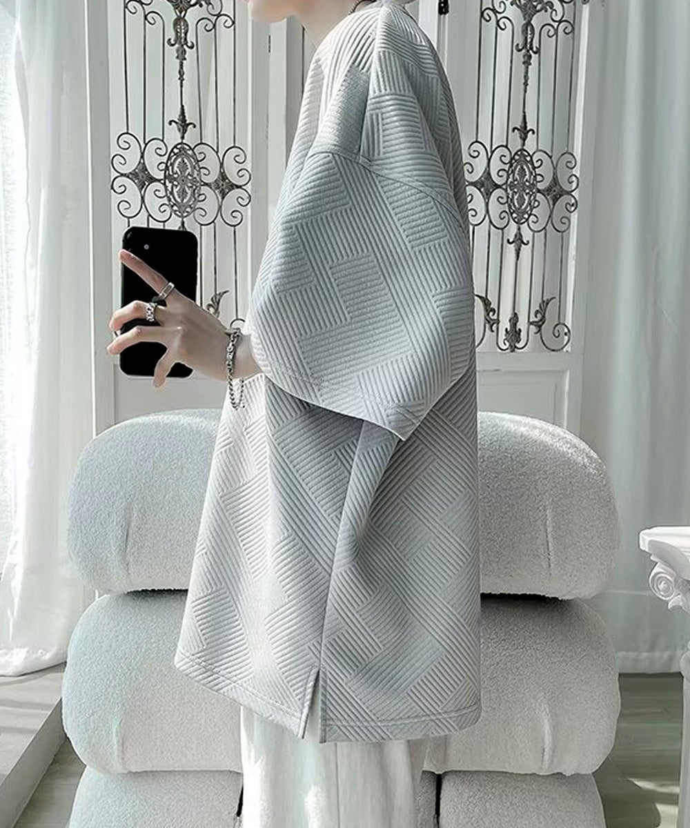 ミニミニストア miniministore ふくれ幾何学 クルーネック半袖 Tシャツ