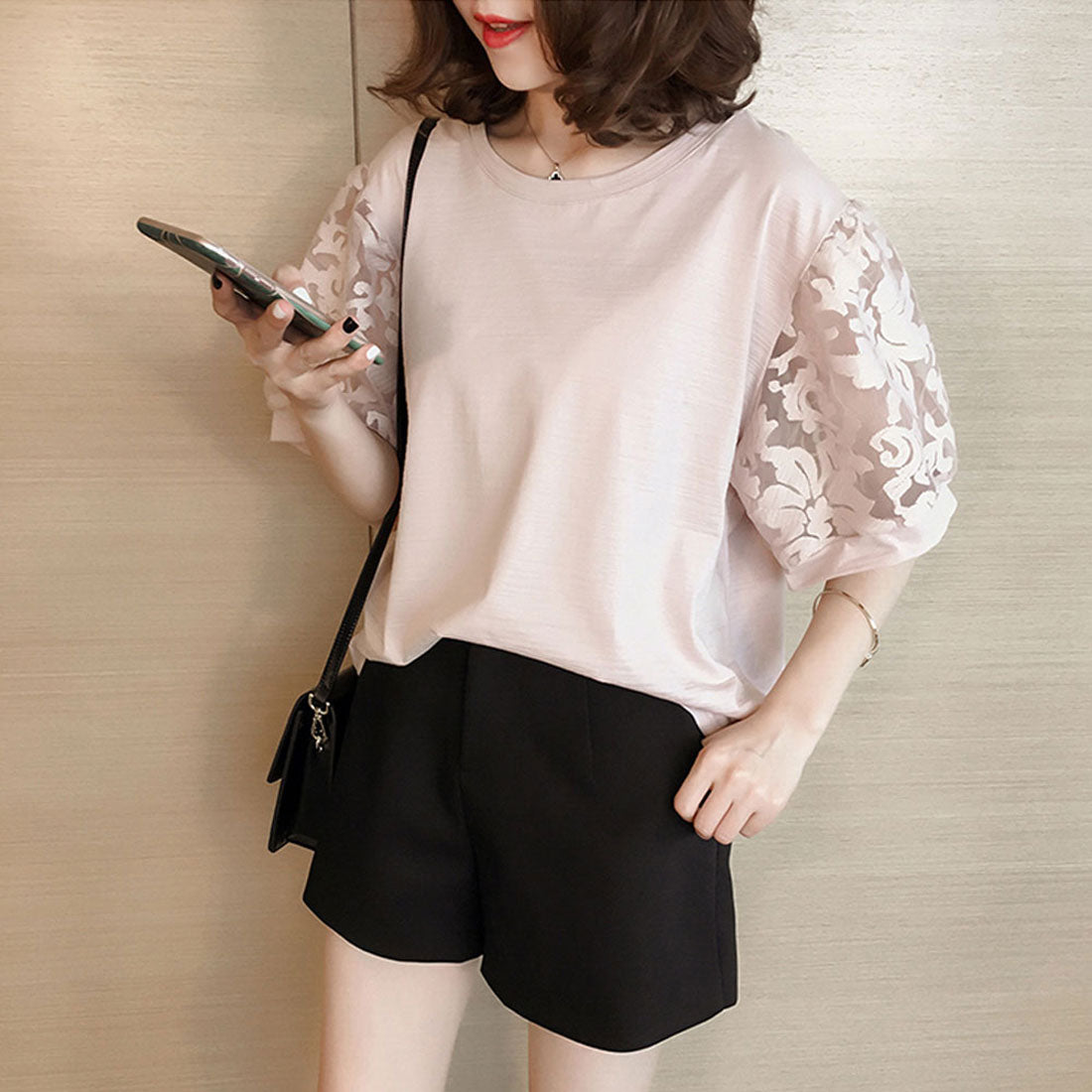 ブラウス レディース 着やせ