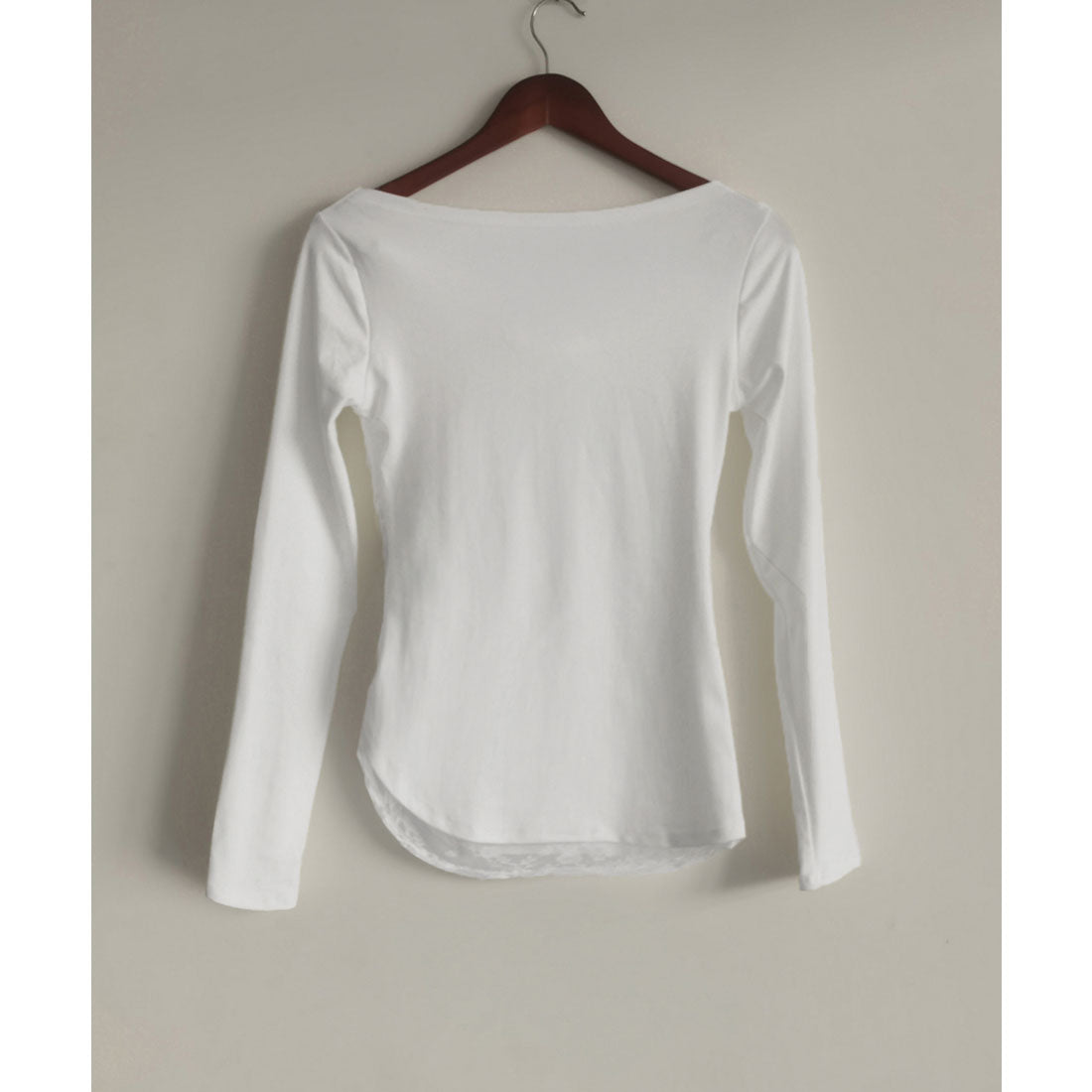 ミニミニストア miniministore レース 長袖Tシャツ レディース 薄手 (ブラック) ブラック