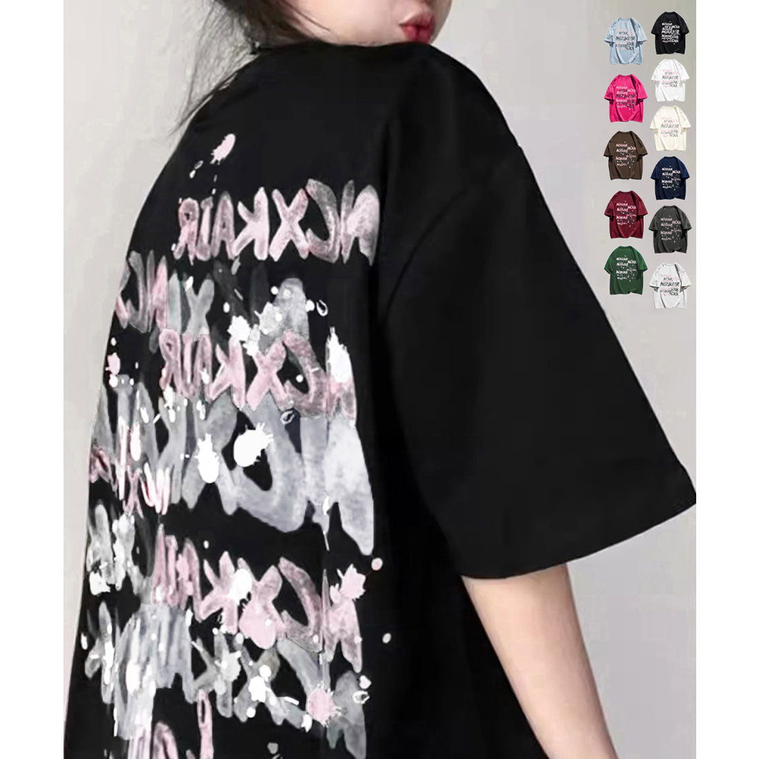 ミニミニストア miniministore ロングtシャツ ビッグシルエットTシャツ (ブラウン) ブラウン