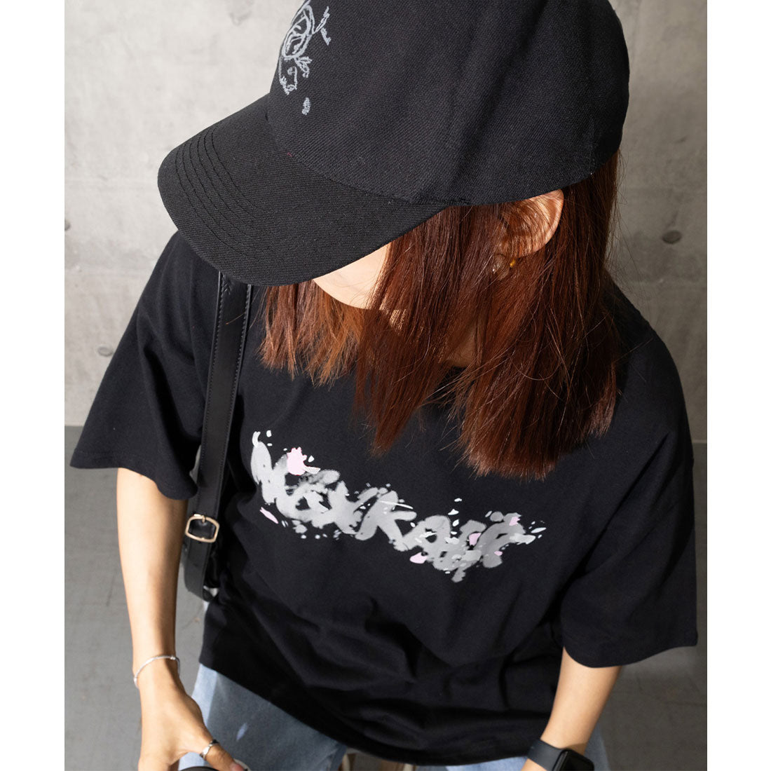 ミニミニストア miniministore ロングtシャツ ビッグシルエットTシャツ (ブラウン) ブラウン