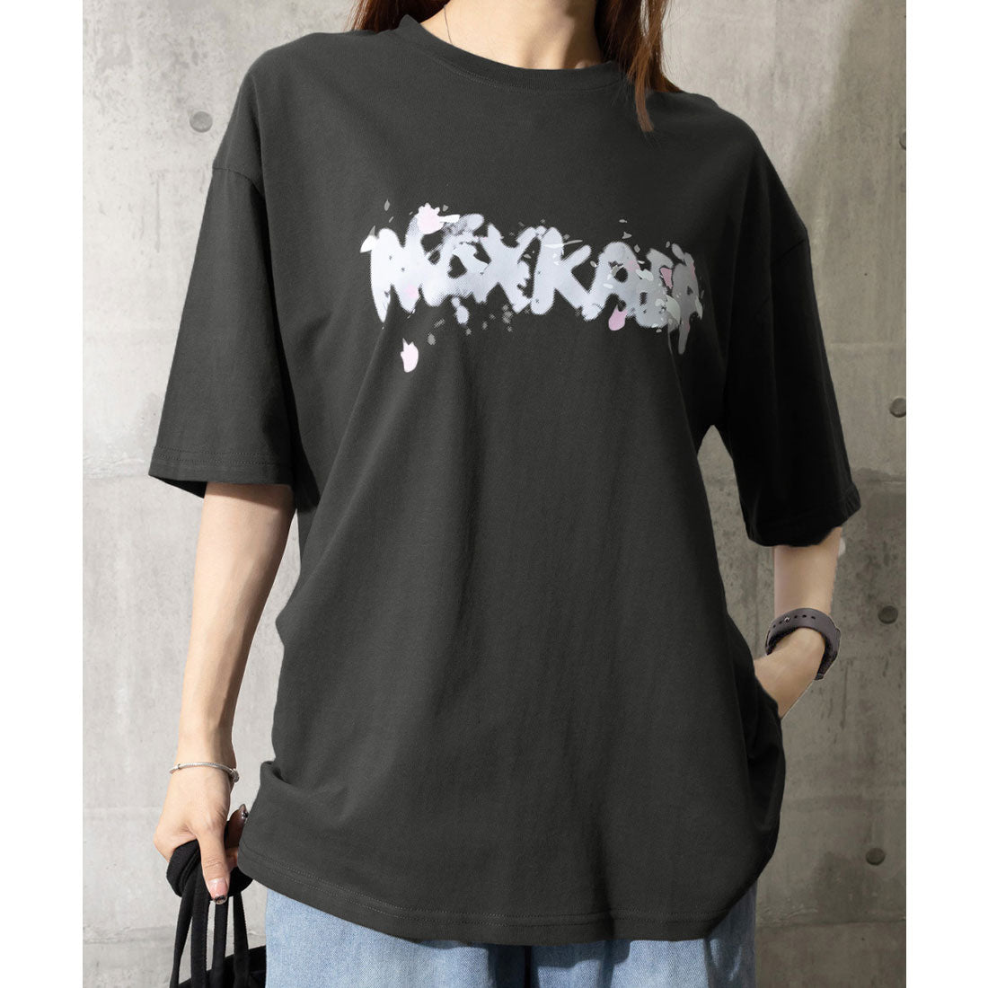 ミニミニストア miniministore ロングtシャツ ビッグシルエットTシャツ (ブラウン) ブラウン