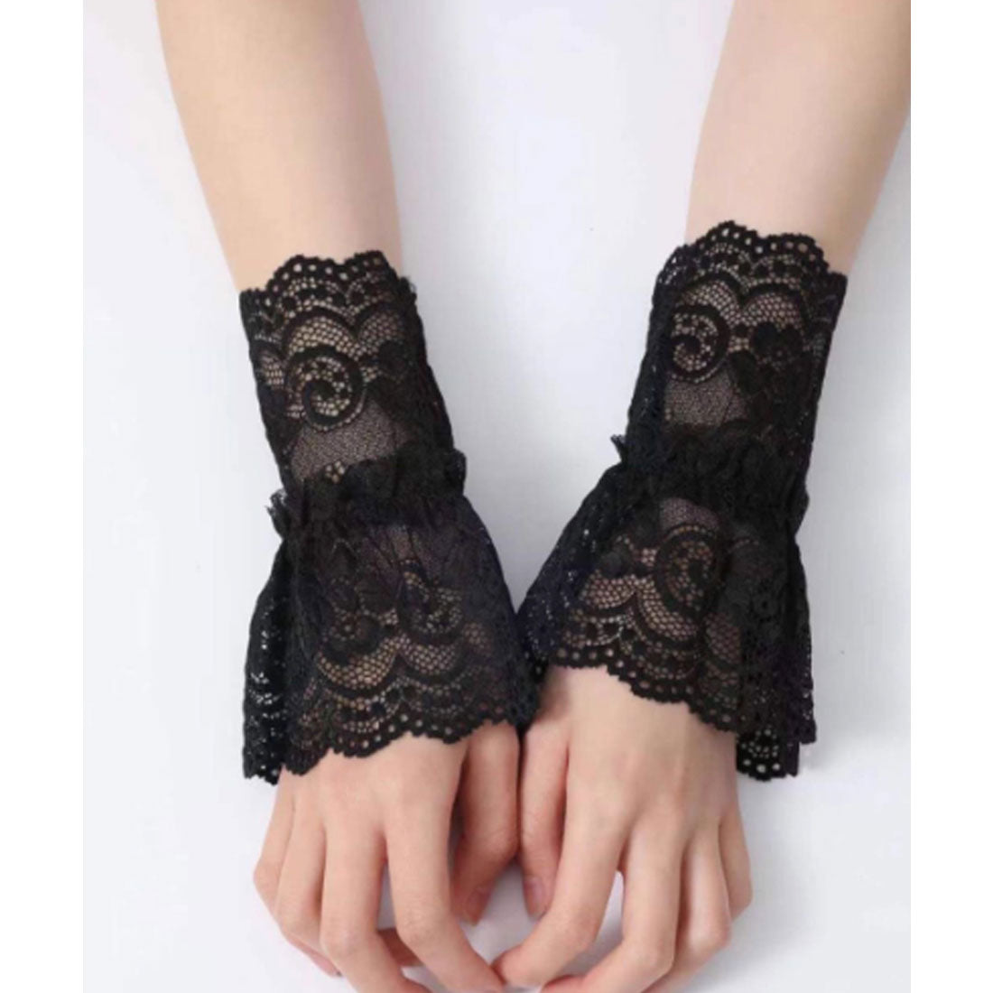 ミニミニストア miniministore レース 付けカフス レディース 重ね着風 (ベージュ) ベージュ