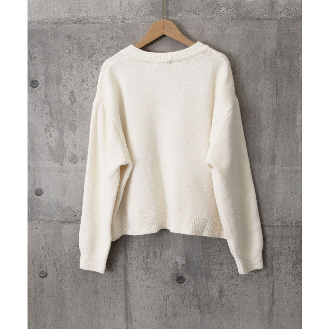 ミニミニストア miniministore ニットカーディガン ポケット付き 秋冬服 (ブラック) ブラック