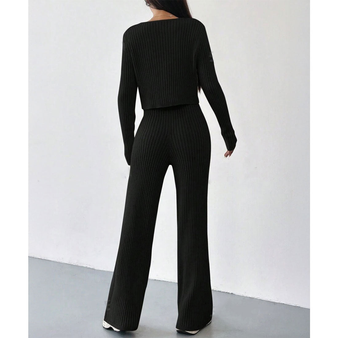 ミニミニストア miniministore ニットセットアップ トップス パンツ (ベージュ) ベージュ