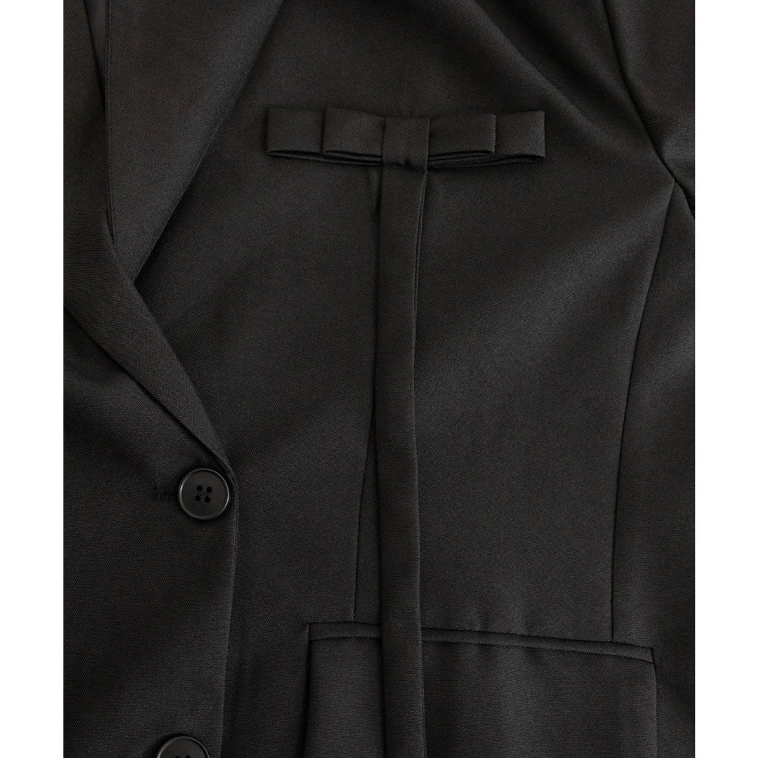 ミニミニストア miniministore ダブルボタンテーラードジャケットアウター (ブラック) ブラック