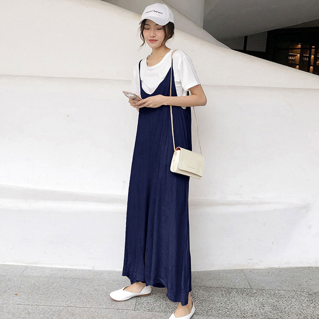 オールインワン サロペット レディース