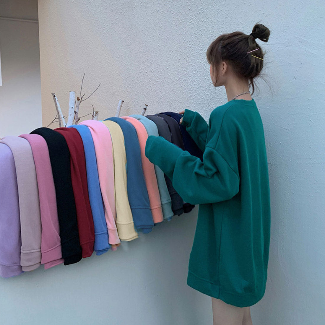 スウェットトレーナー 長袖 レディース