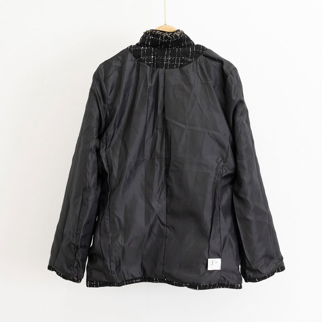 ツイード風ジャケット レディース 秋冬