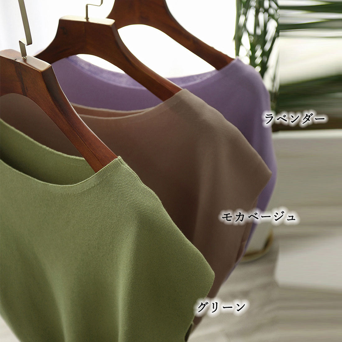 韓国新作 フレンチスリーブ サマーニット