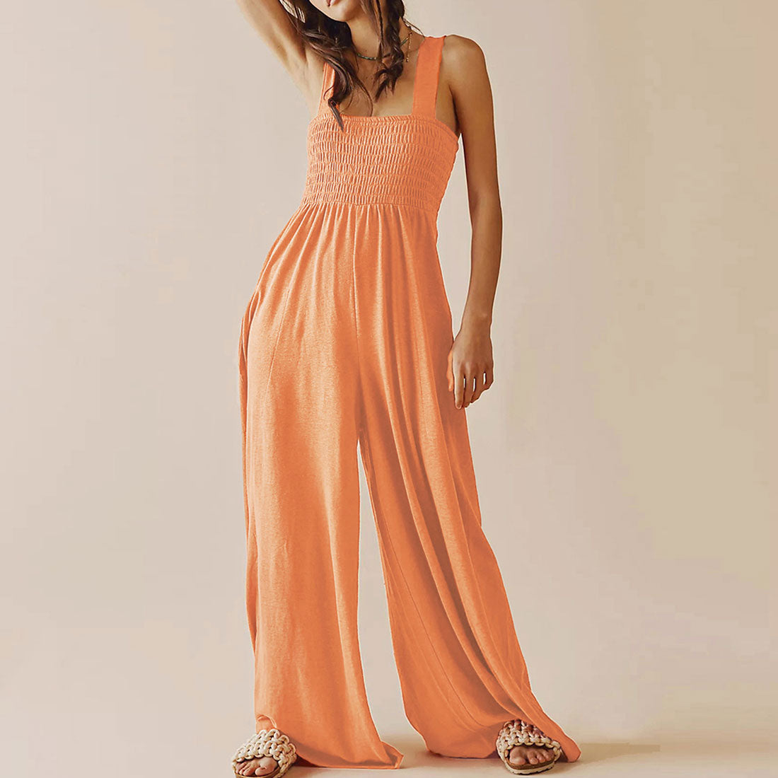 All-in-one tank top overalls