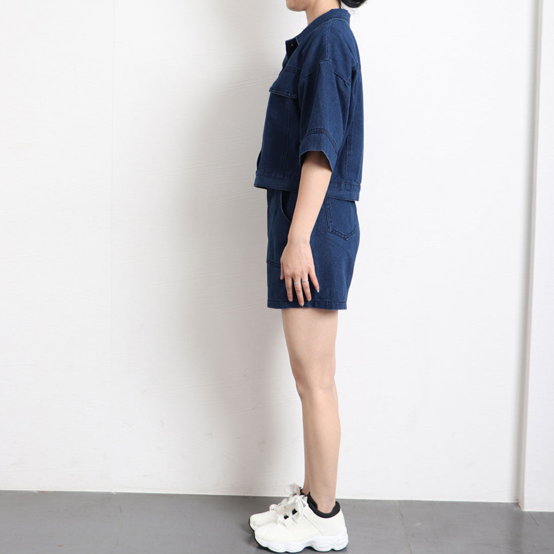 ミニミニストア miniministore デニムセットアップ カジュアル上下セット