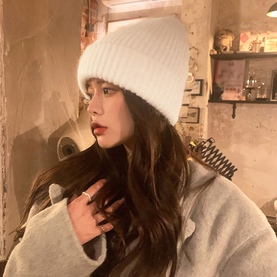 ニット帽子 レディース帽子 韓国 秋冬