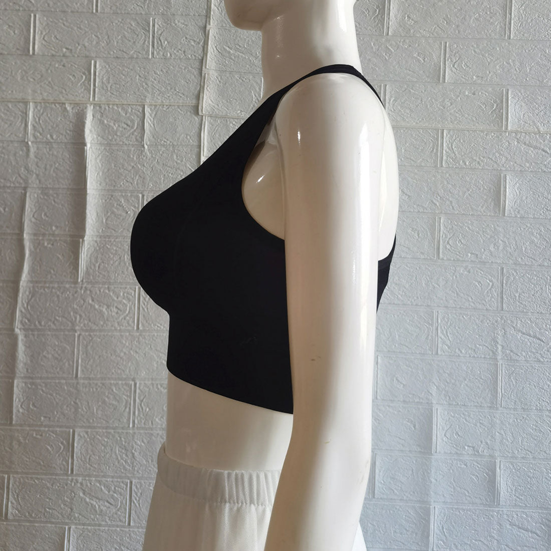 ヨガブラノンワイヤー スポーツブラ通気性