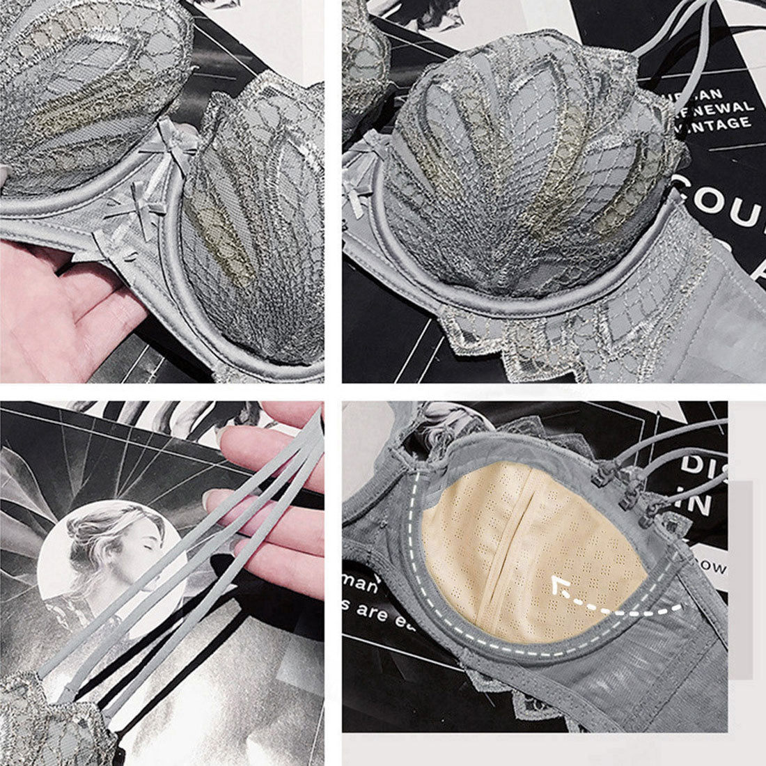 セクシーランジェリー韓国レース下着セット