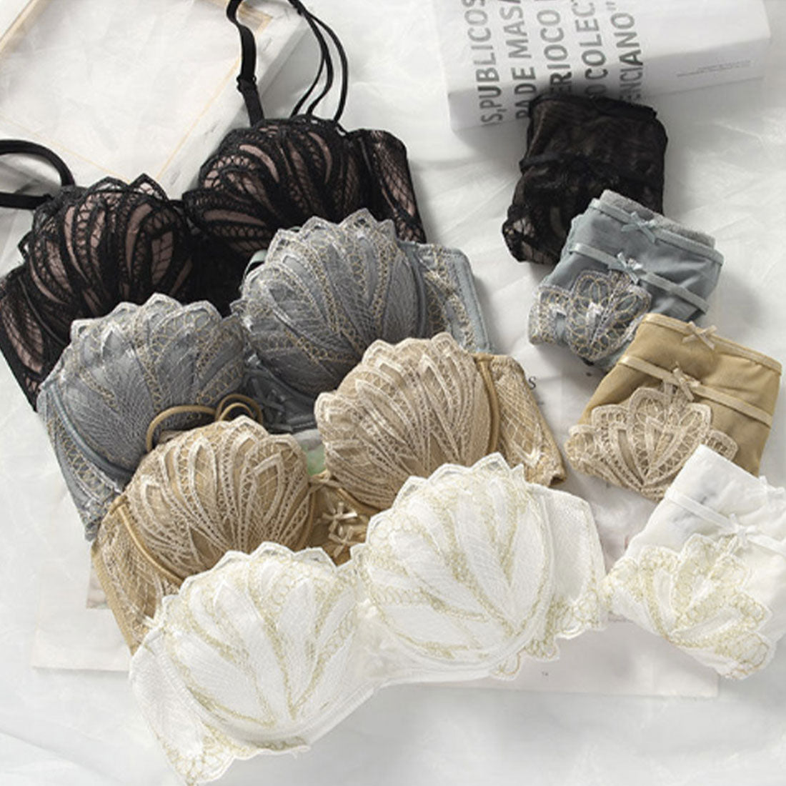 セクシーランジェリー韓国レース下着セット