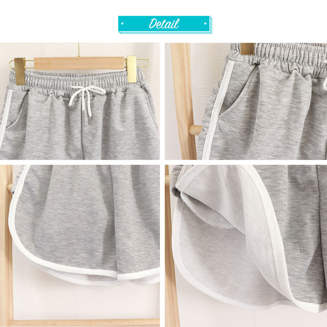 韓国ショートパンツ レディース スポーツ ホワイト