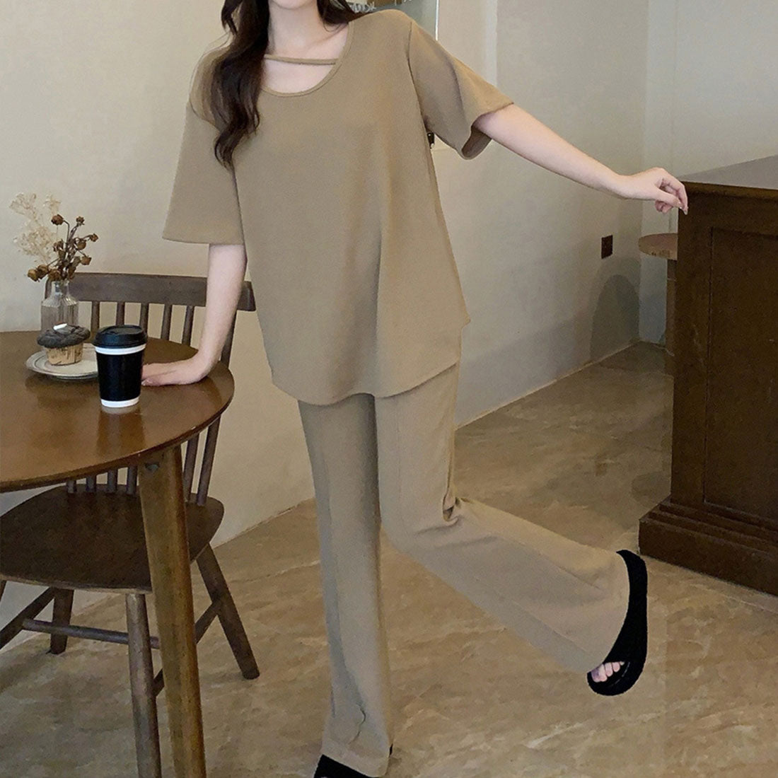 セットアップ レディース 夏服体型カバー