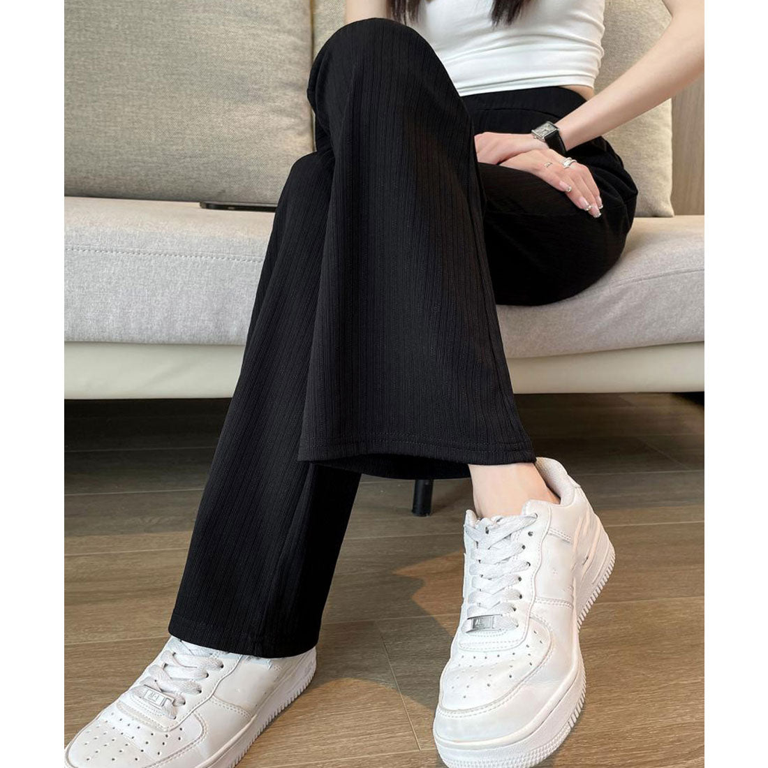 miniministore miniministore Semi-Flare Pants Ladies Long Pants