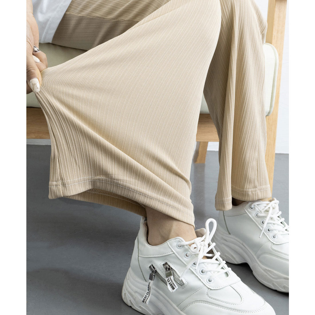 miniministore miniministore Semi-Flare Pants Ladies Long Pants