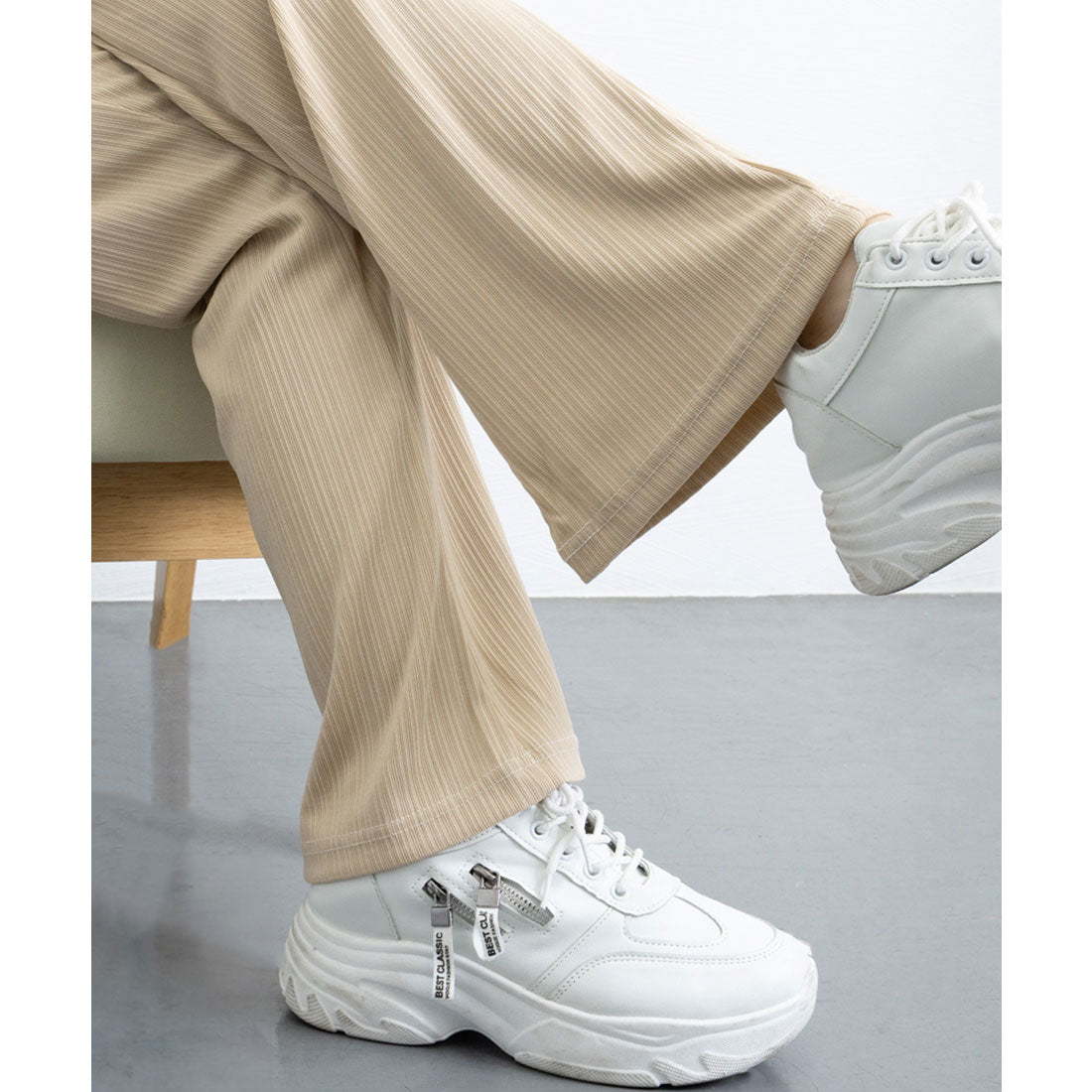 miniministore miniministore Semi-Flare Pants Ladies Long Pants