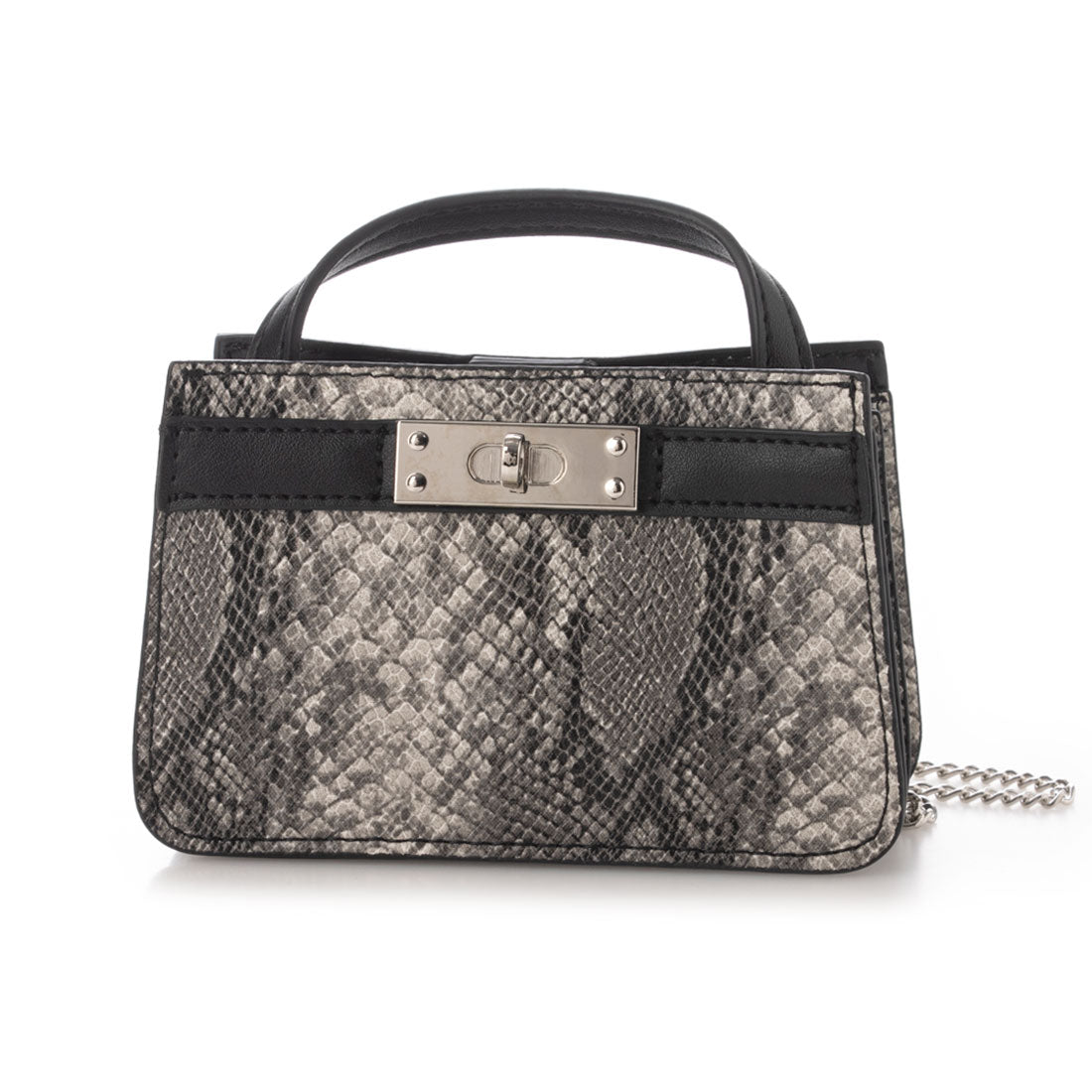 モニカ MONICA マイクロチェーンバッグ (グレー) グレー