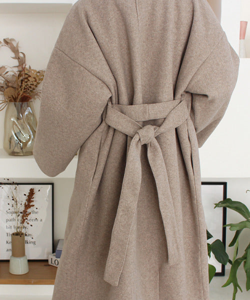 モードローブ MODE ROBE ノーカラーオーバーコート