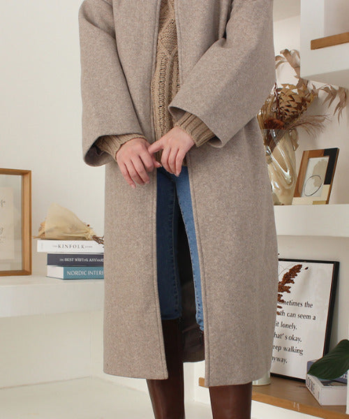 モードローブ MODE ROBE ノーカラーオーバーコート