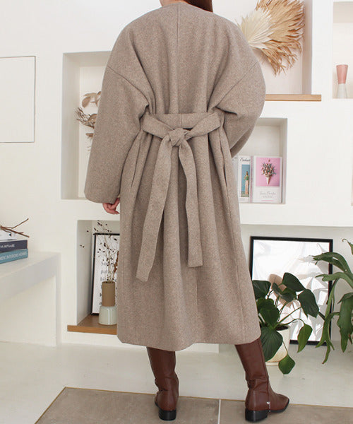 モードローブ MODE ROBE ノーカラーオーバーコート