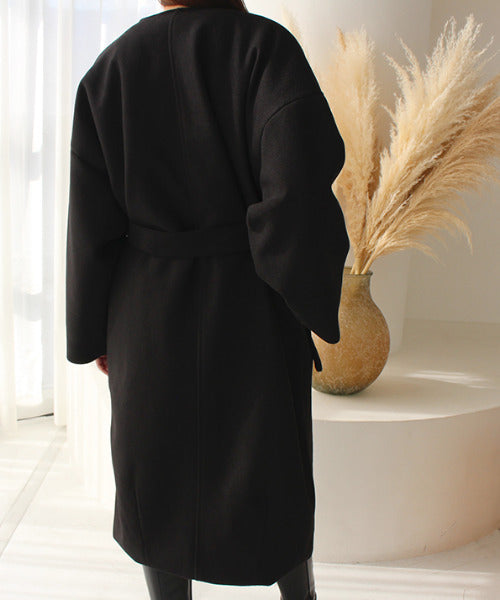 モードローブ MODE ROBE ノーカラーオーバーコート