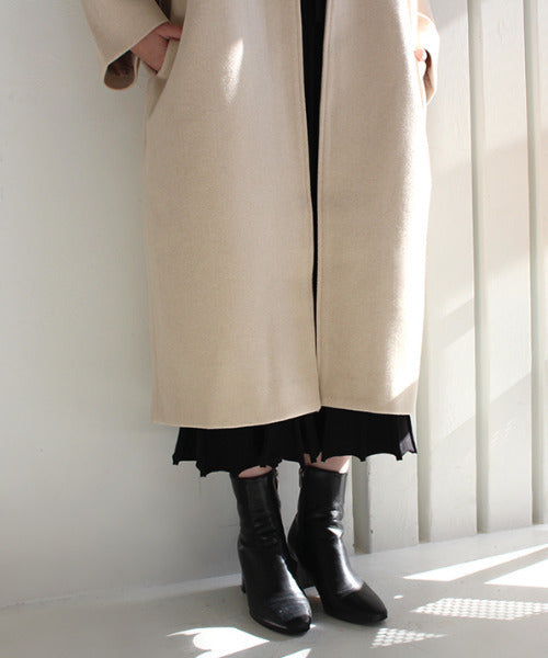 モードローブ MODE ROBE ノーカラーオーバーコート