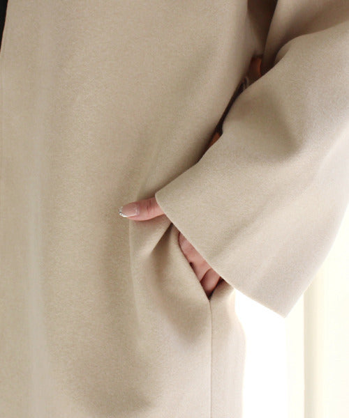 モードローブ MODE ROBE ノーカラーオーバーコート