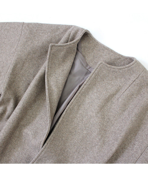 モードローブ MODE ROBE ノーカラーオーバーコート