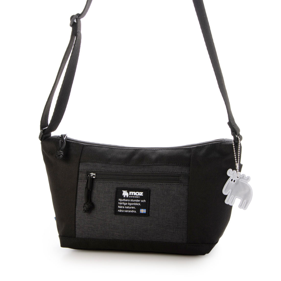 モズ moz 三日月型ショルダーバッグ (10.ブラック) 10.ブラック