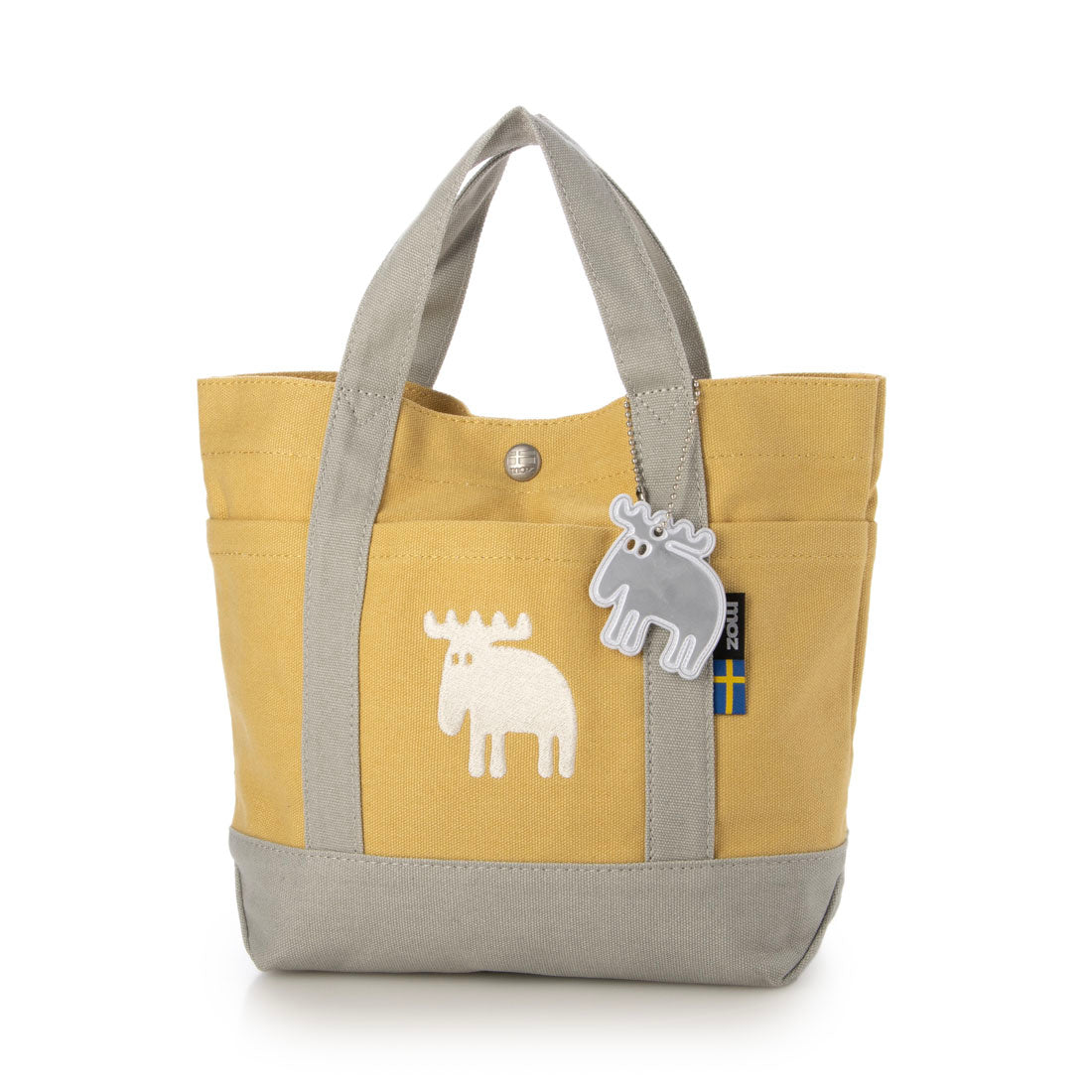 モズ moz キャンバス ランチトートバッグ (97.イエロー) 97.イエロー