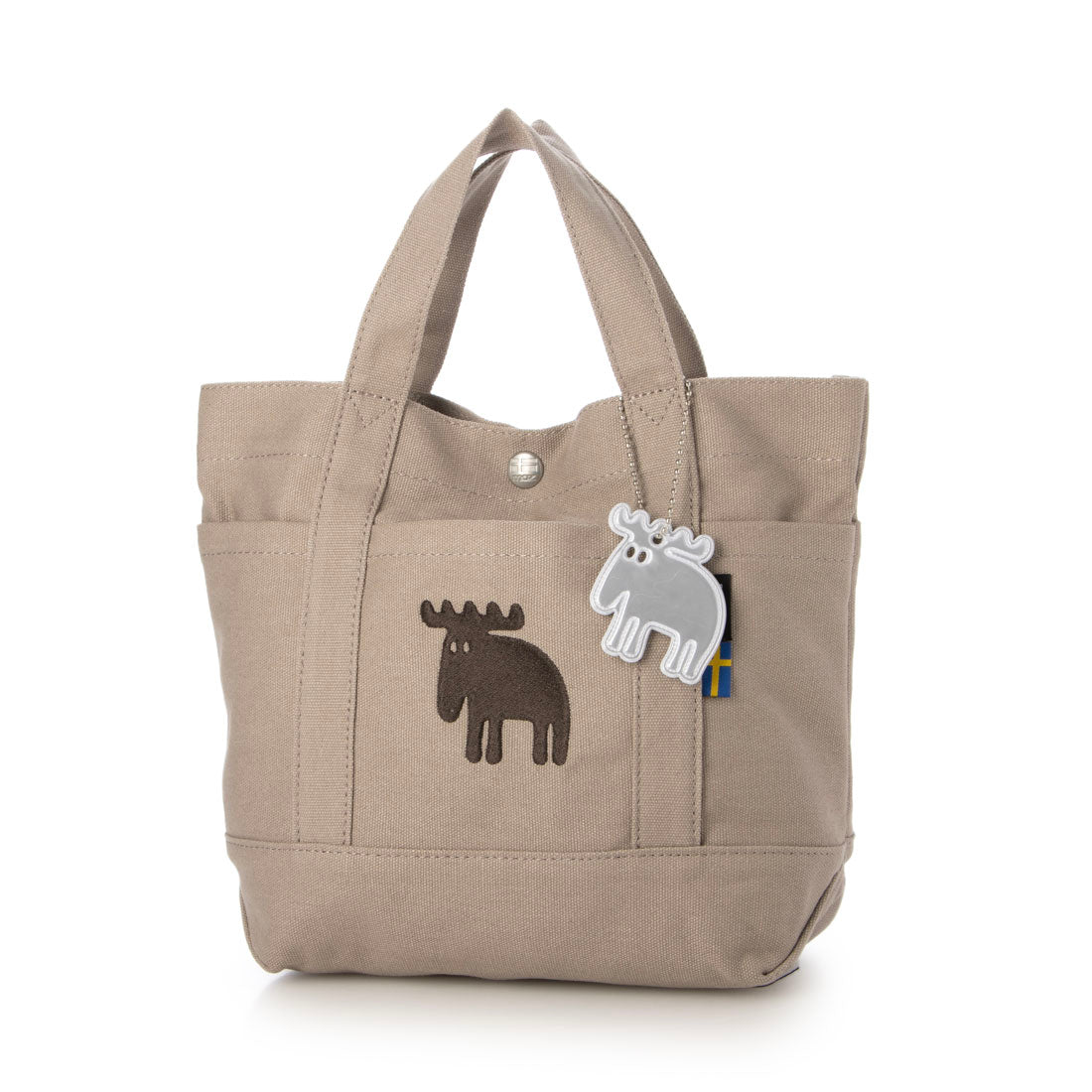 モズ moz キャンバス ランチトートバッグ (70.グレー) 70.グレー