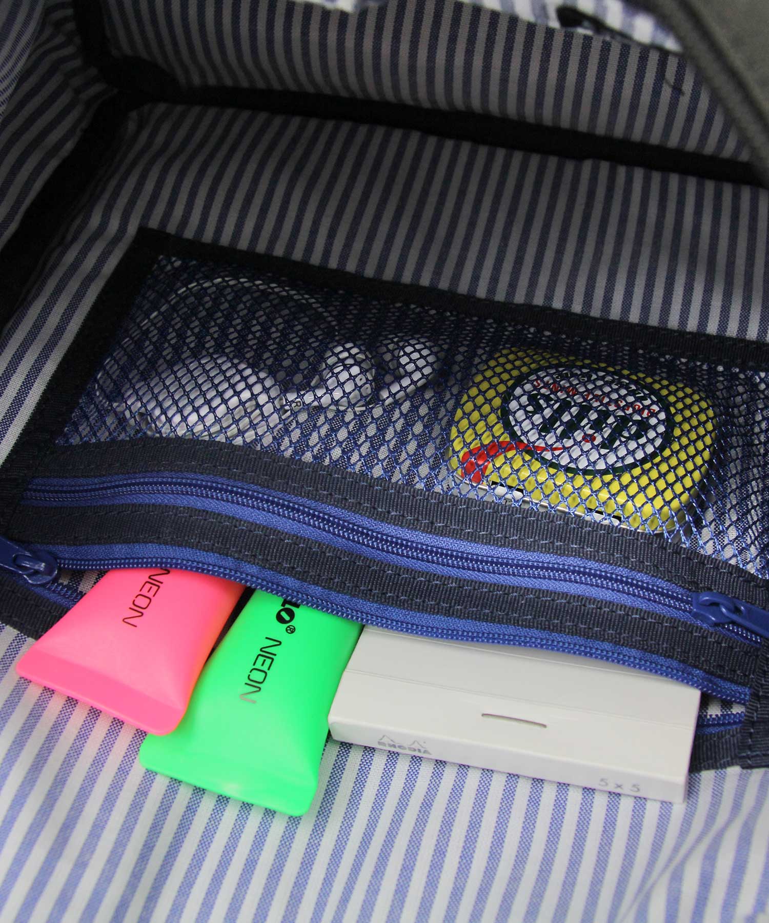 モズ moz 2WAY ミニリュック マザーズバッグ バックパック リフレクトチャーム付き 通勤 通学 A4収納 (グレー×ネイビー) グレー×ネイビー