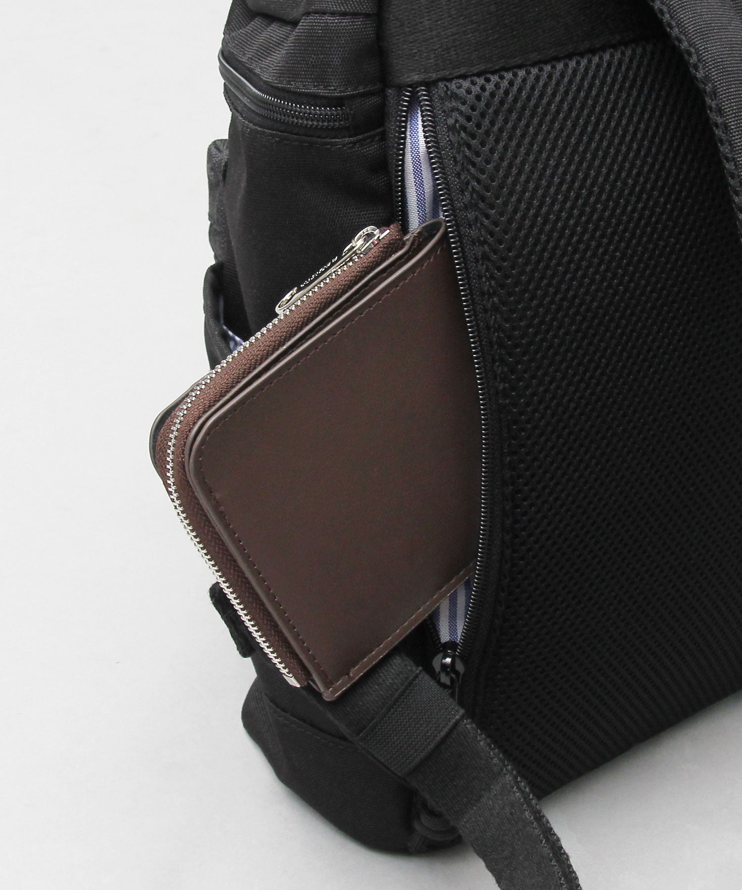 モズ moz 2WAY ミニリュック マザーズバッグ バックパック リフレクトチャーム付き 通勤 通学 A4収納 (グレー×ネイビー) グレー×ネイビー