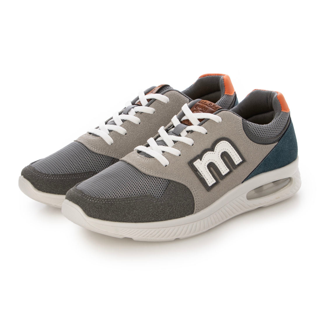 モズ moz サイドロゴエアーソール (GRY) GRY