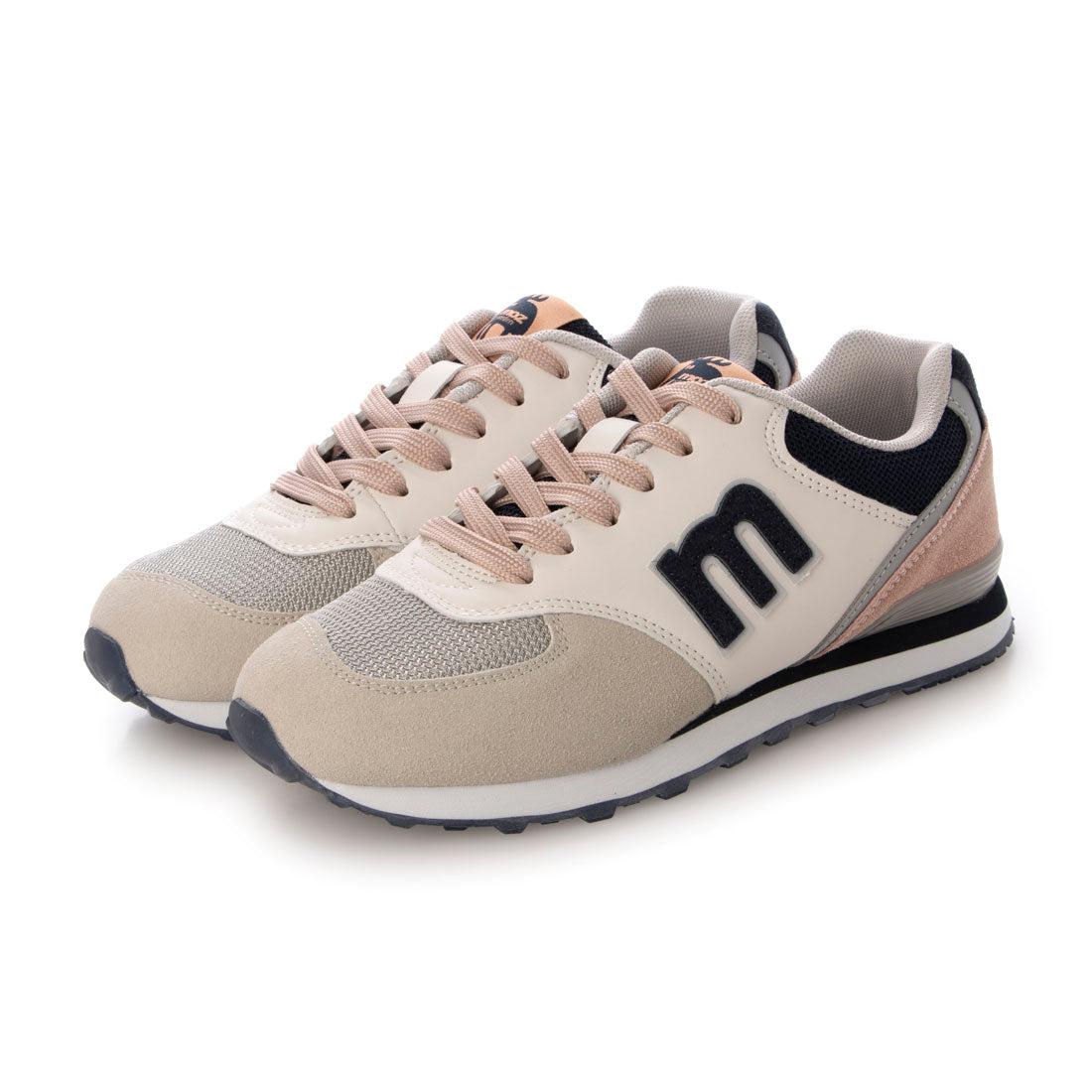 モズ moz スニーカー レディース 軽い 疲れない moz モズ 靴 おしゃれ 白 黒 疲れない 歩きやすい MZ1335 (GRAY/NAVY) GRAY/NAVY