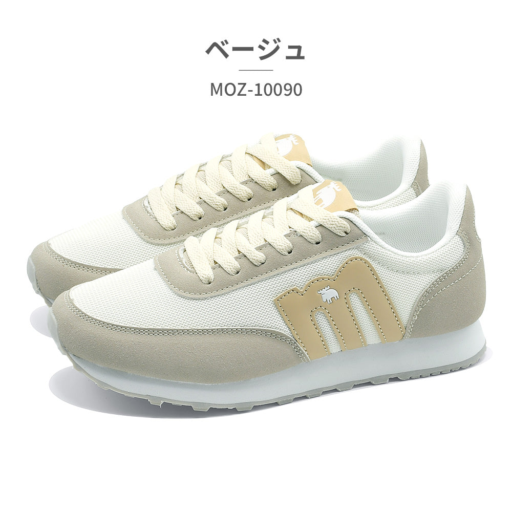 モズ moz モズ:スウェーデン ローゴン スニーカー レディース MOZ-10090 MOZ:SWEDEN LAGOM 軽量 (ベージュ) ベージュ