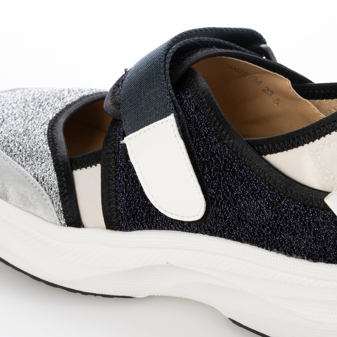 モード エ ジャコモ MODE ET JACOMO 【軽量】厚底ベルテッドスニーカー