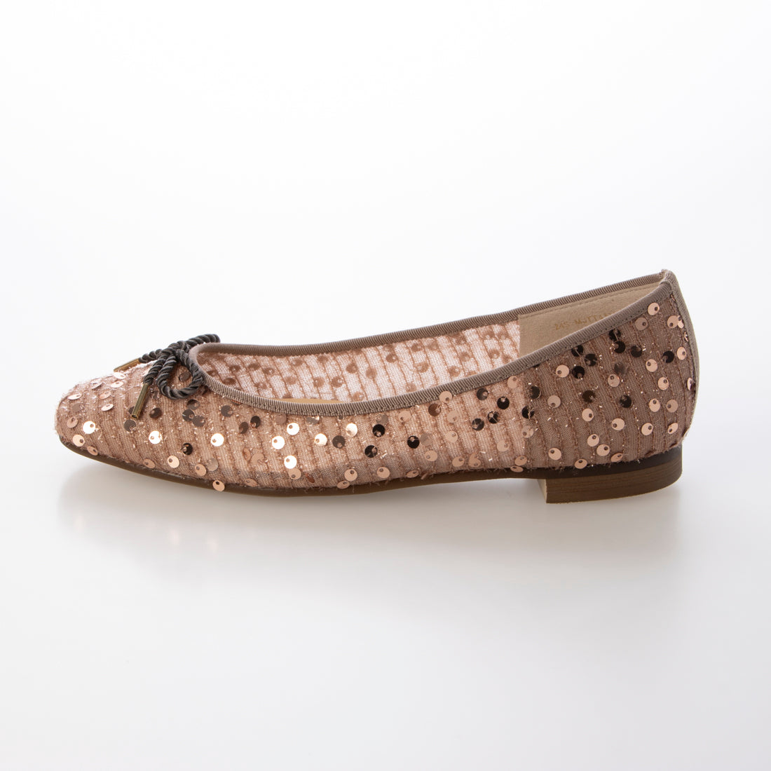 モード エ ジャコモ MODE ET JACOMO スパンコールバレエシューズ (ピンク) ピンク