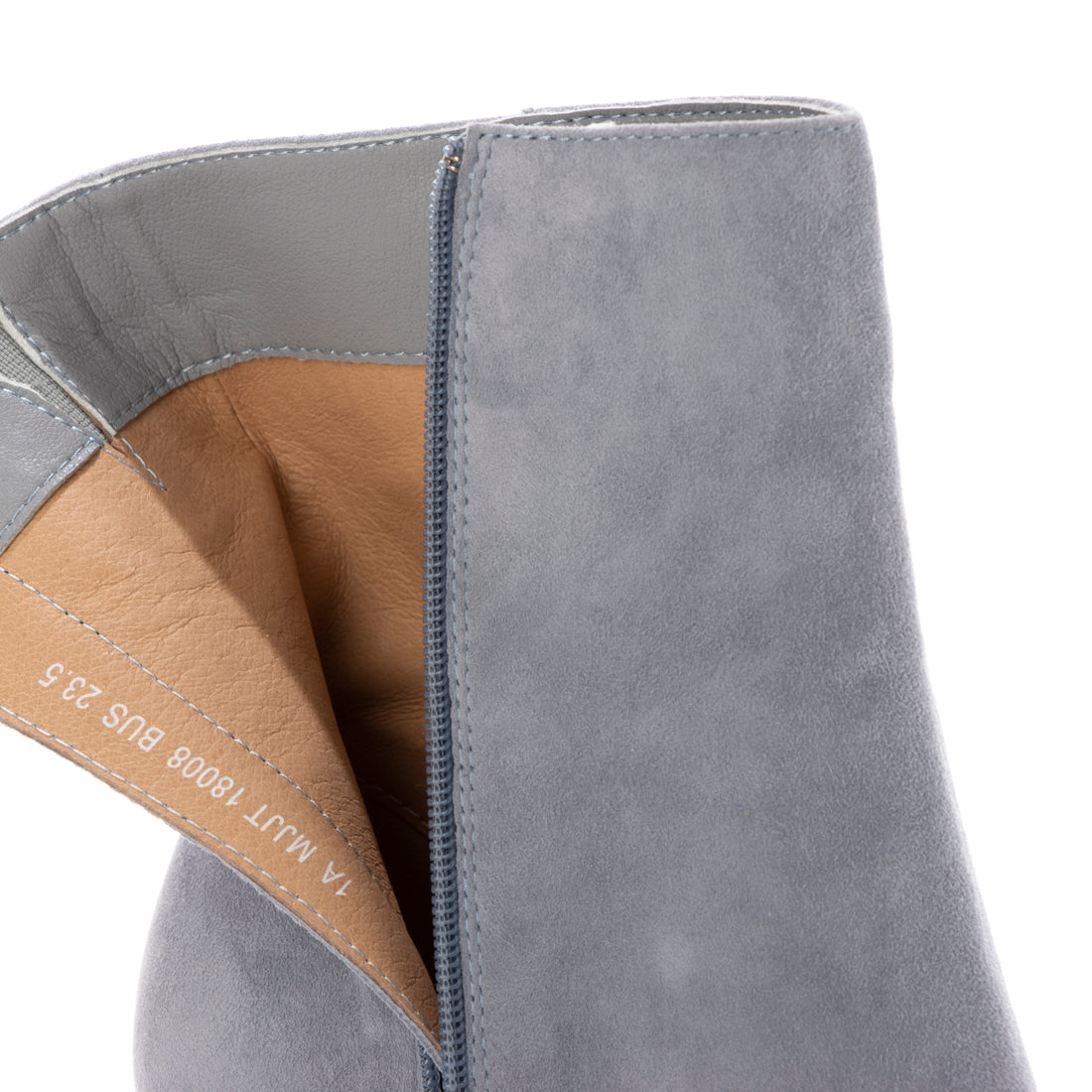 モード エ ジャコモ MODE ET JACOMO ポインテッドトゥショートブーツ (ブルースエード) ブルースエード