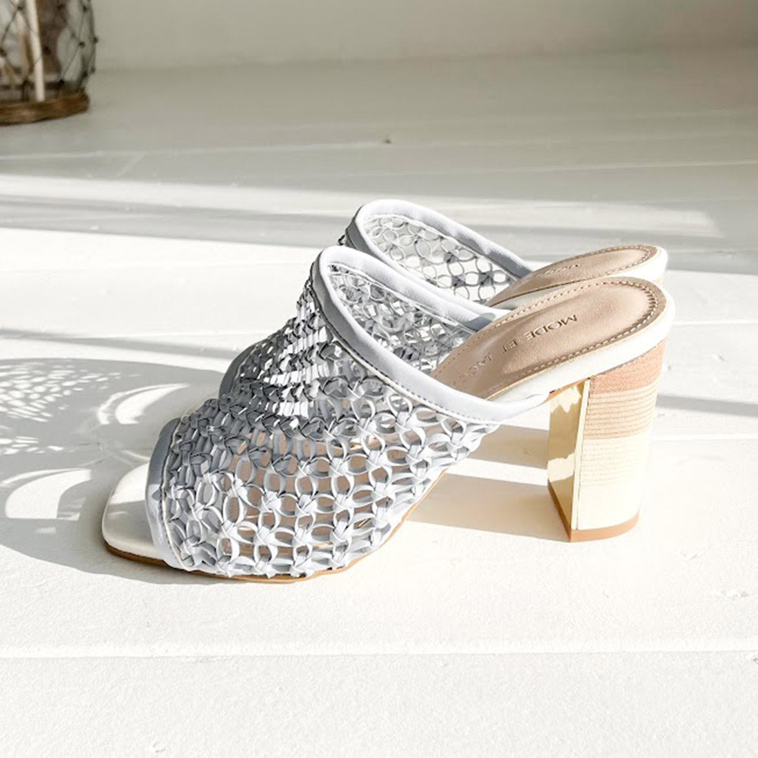 モード エ ジャコモ MODE ET JACOMO メッシュミュールサンダル